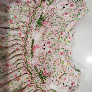Smocked easter dress